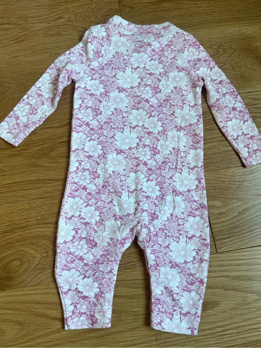 Vineyard Vines Pink and White Floral One-Piece Bodysuit